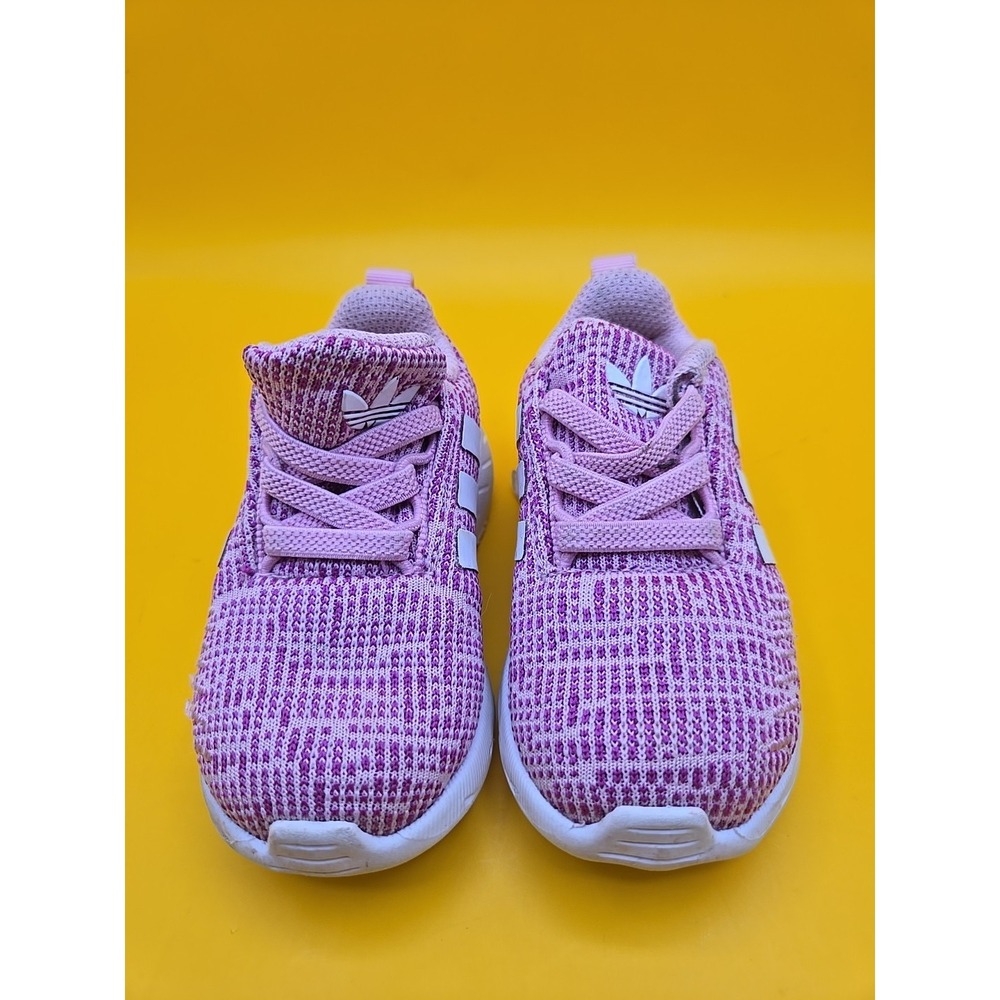 Adidas Swift Run 22 (GW8185) Toddler Size 5K - Pink/White Mesh Running Shoes - Picture 2 of 6